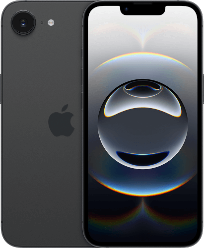 iphone 16e 128gb svart